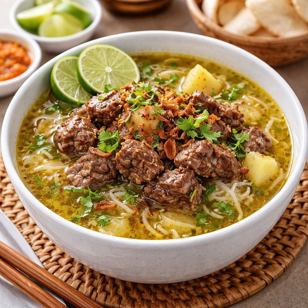 Soto Daging Lunak Martabak Kubang Hayuda